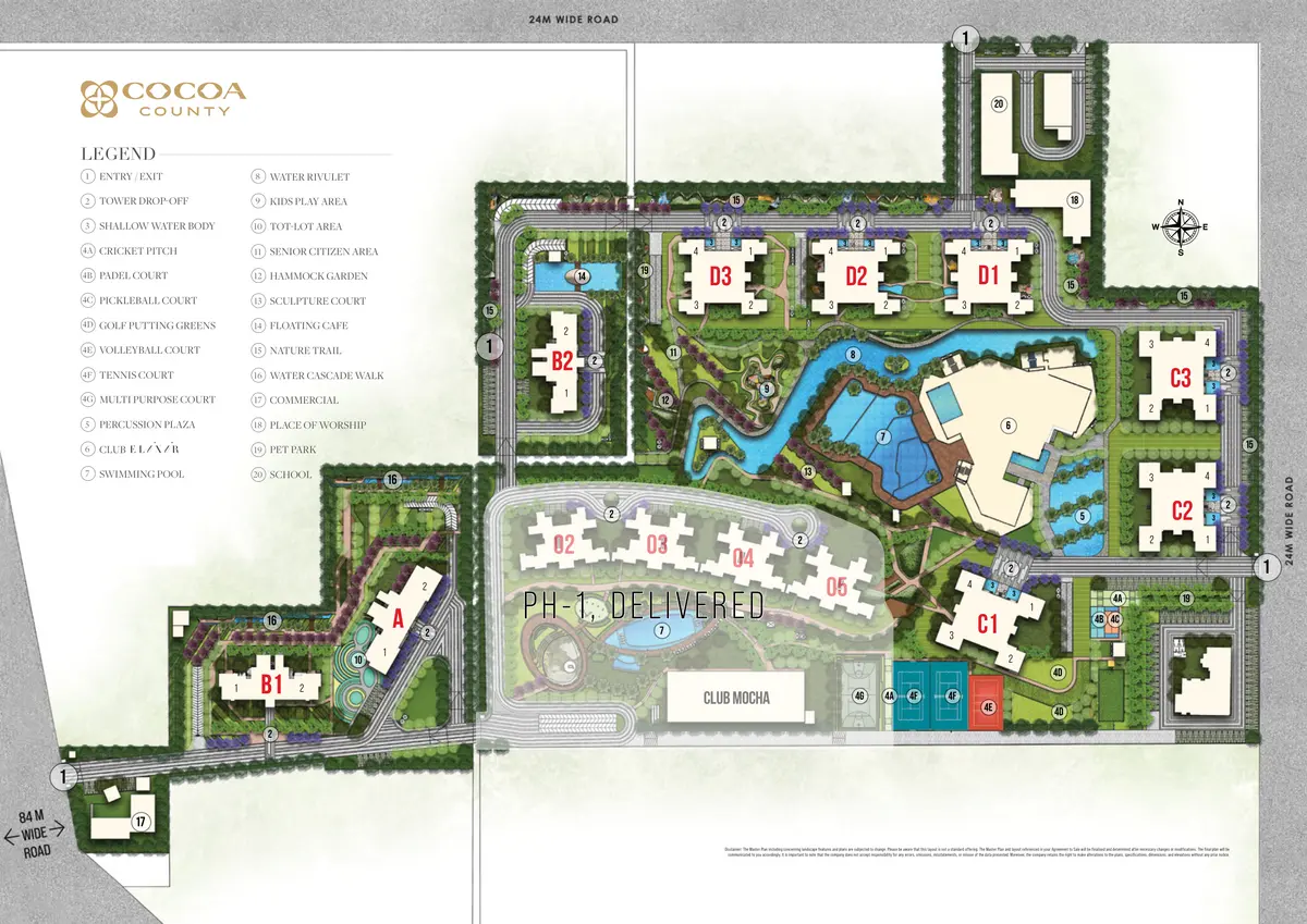 Cocoa County master plan spread across 24 acres